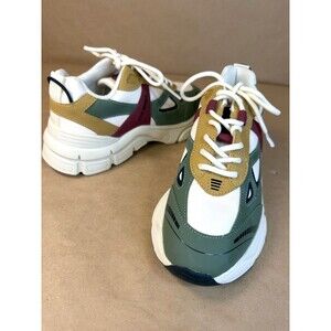 Steve Madden Possession/Clydie Chunky Platform Sneakers - Multi-Color - Size 8